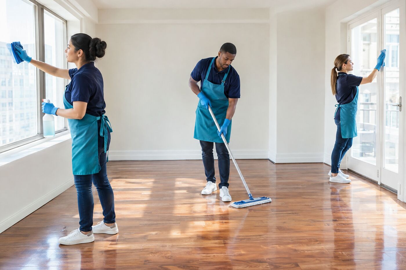 Team move-out cleaning
